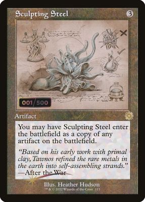 Sculpting Steel (Serialized) (Foil) BRR_113z