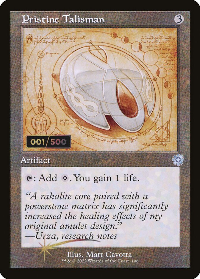 Pristine Talisman (Serialized) (Foil) BRR_106z