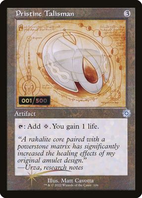 Pristine Talisman (Serialized) (Foil) BRR_106z