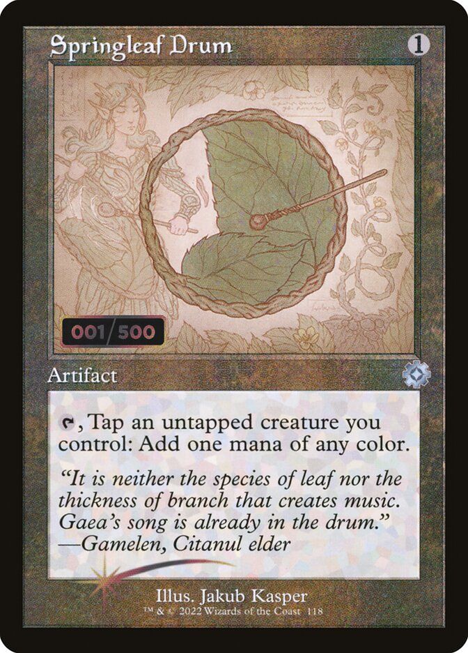 Springleaf Drum (Serialized) (Foil) BRR_118z