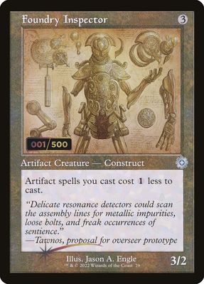 Foundry Inspector (Serialized) (Foil) BRR_79z