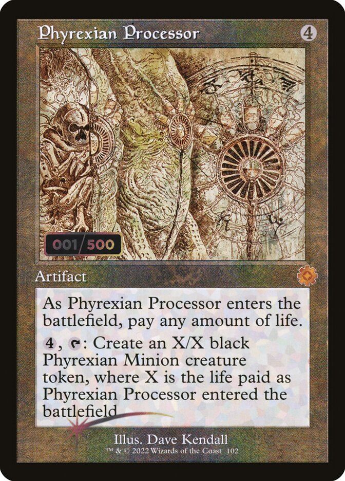 Phyrexian Processor (Serialized) (Foil) BRR_102z