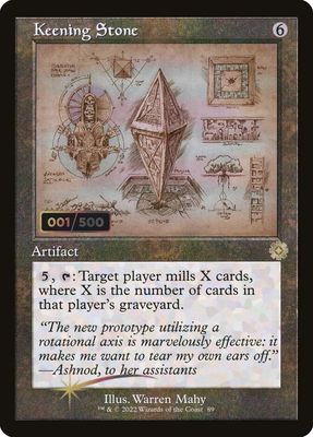 Keening Stone (Serialized) (Foil) BRR_89z