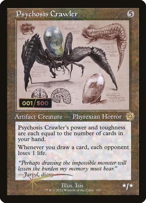 Psychosis Crawler (Serialized) (Foil) BRR_107z