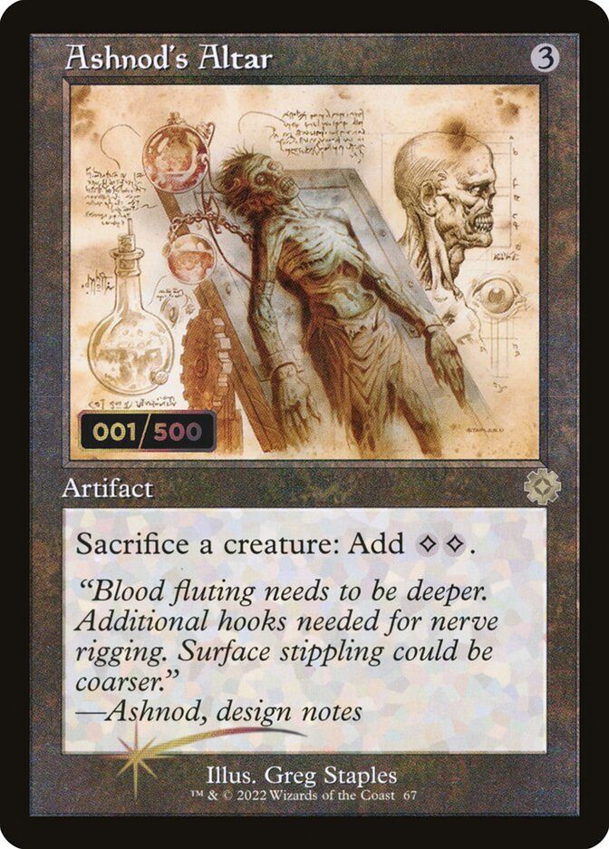 Ashnod&#39;s Altar (Serialized) (Foil) BRR_67z