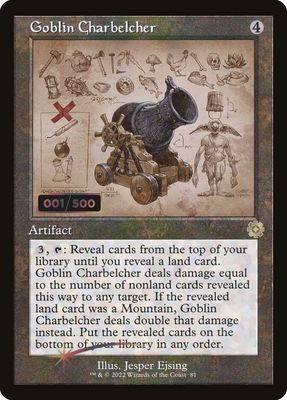 Goblin Charbelcher (Serialized) (Foil) BRR_81z