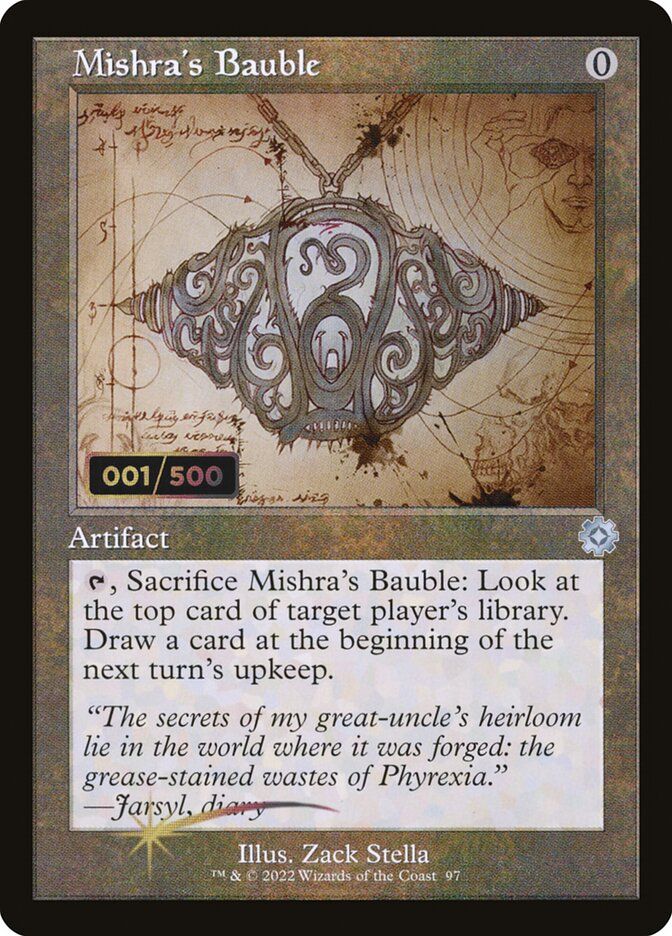 Mishra&#39;s Bauble (Serialized) (Foil) BRR_97z