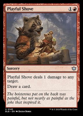 Playful Shove BLB_145
