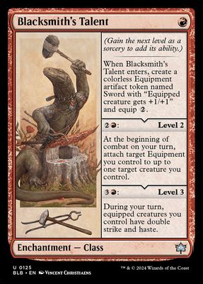 Blacksmith&#39;s Talent BLB_125