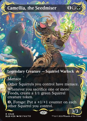 Camellia, the Seedmiser BLB_346 (Raised Foil)