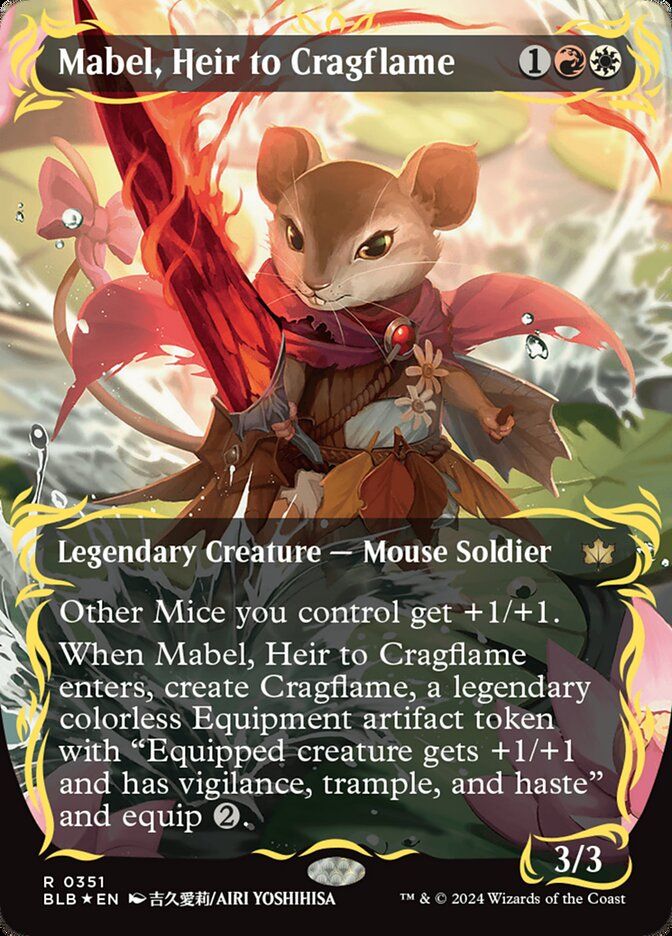 Mabel, Heir to Cragflame BLB_351 (Raised Foil)