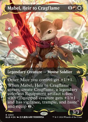 Mabel, Heir to Cragflame BLB_351 (Raised Foil)