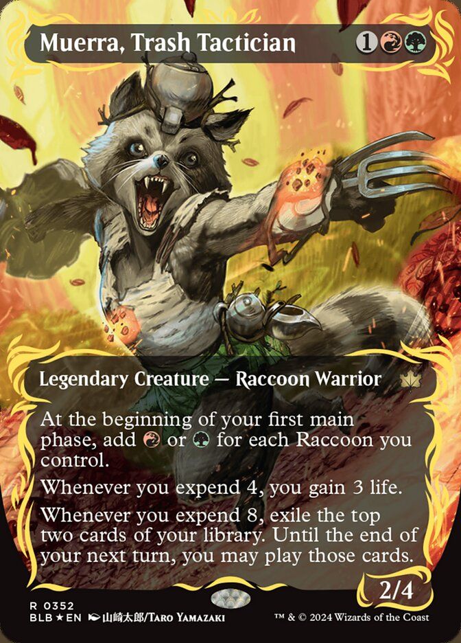 Muerra, Trash Tactician BLB_352 (Raised Foil)