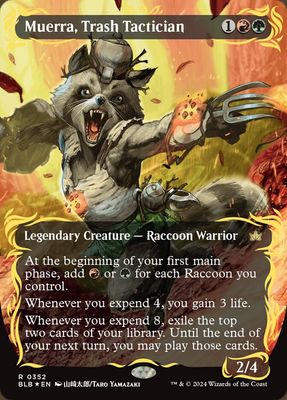 Muerra, Trash Tactician BLB_352 (Raised Foil)