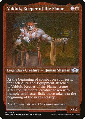 Valduk, Keeper of the Flame (Etched Foil) MUL_89