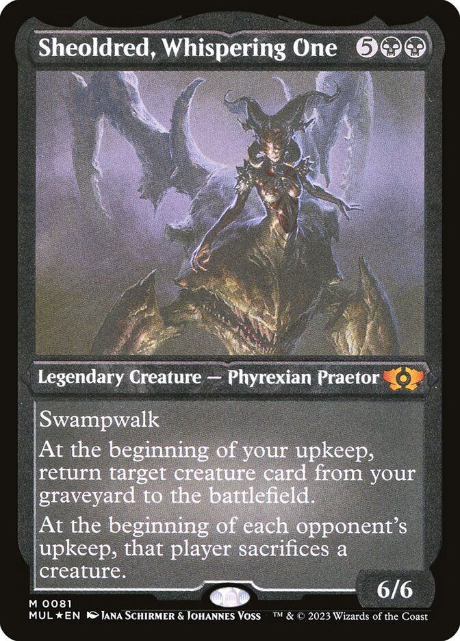 Sheoldred, Whispering One (Etched Foil) MUL_81