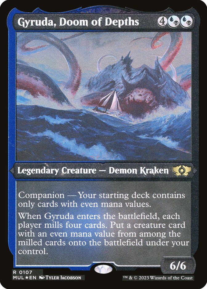 Gyruda, Doom of Depths (Etched Foil) MUL_107