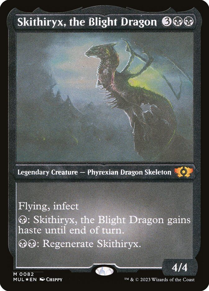 Skithiryx, the Blight Dragon (Etched Foil) MUL_82