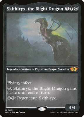 Skithiryx, the Blight Dragon (Etched Foil) MUL_82