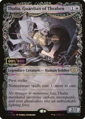 Thalia, Guardian of Thraben (Double Rainbow Foil) (Serialized) MUL_137z