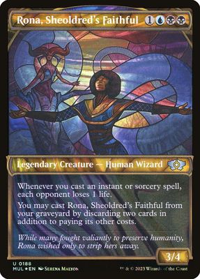 Rona, Sheoldred&#39;s Faithful (Halo Foil) MUL_188