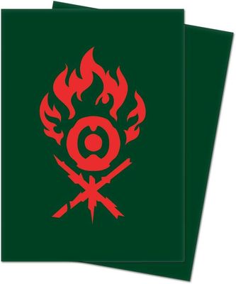 Guilds of Ravnica - Gruul Standard Deck Protector Sleeves 100ct for Magic by Ultra Pro