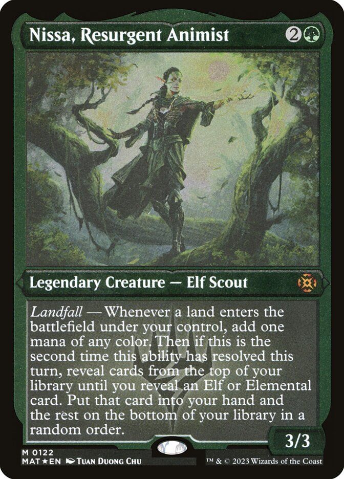 Nissa, Resurgent Animist MAT_122 (Foil)