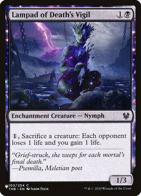 Lampad of Death&#39;s Vigil LIST_THB-103