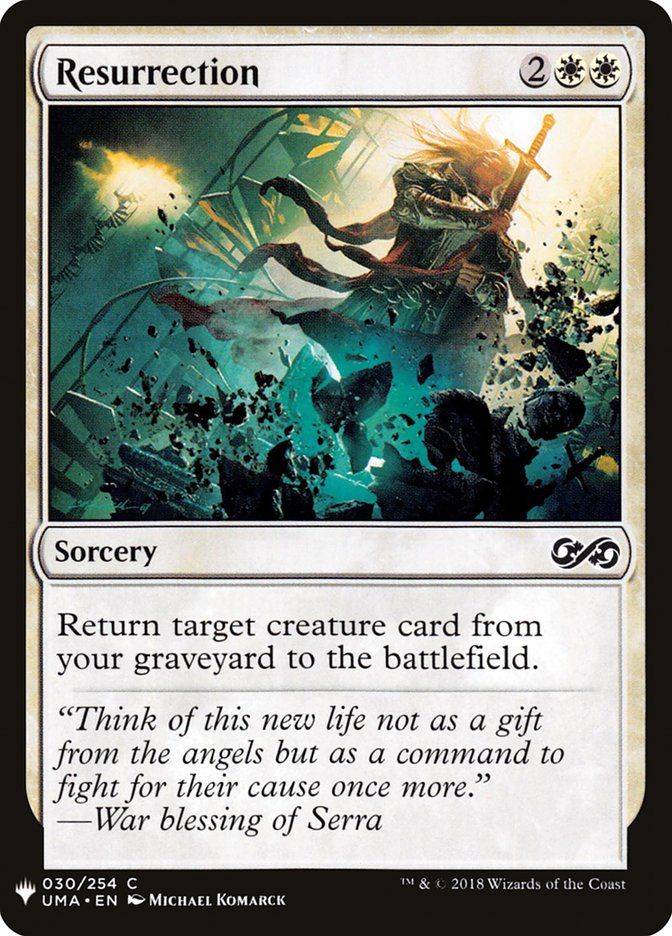 Resurrection LIST_UMA-30