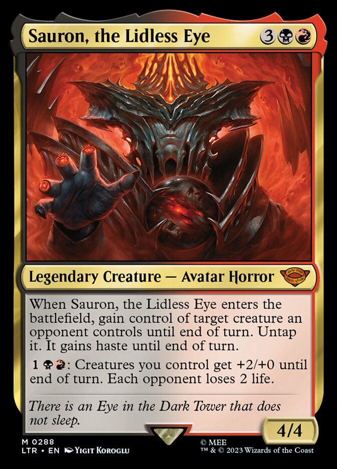 Sauron, the Lidless Eye LTR_288 (Foil)