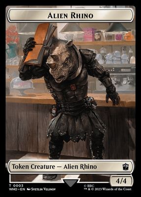 Alien Rhino Token WHO_3