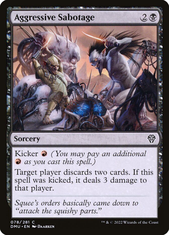Aggressive Sabotage DMU_78 (Foil)