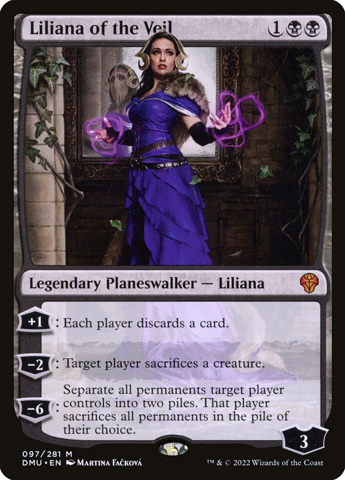 Liliana of the Veil DMU_97 (Foil)