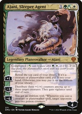 Ajani, Sleeper Agent DMU_371 (Foil)