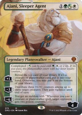 Ajani, Sleeper Agent DMU_375 (Foil)