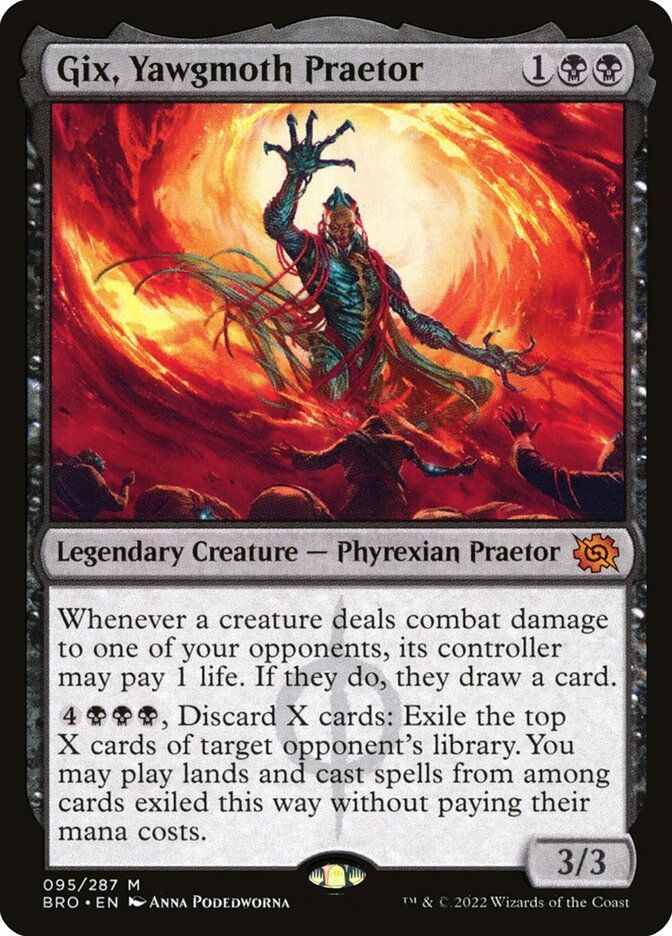 Gix, Yawgmoth Praetor BRO_95 (Foil)