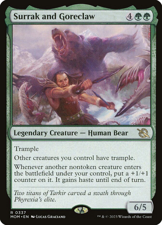 Surrak and Goreclaw MOM_337 (Foil)