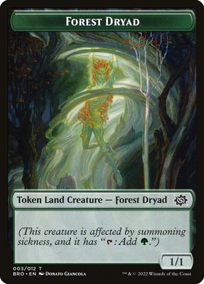 Forest Dryad Token BRO_3