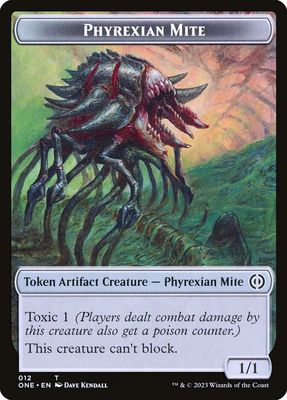 Phyrexian Mite Token ONE_12