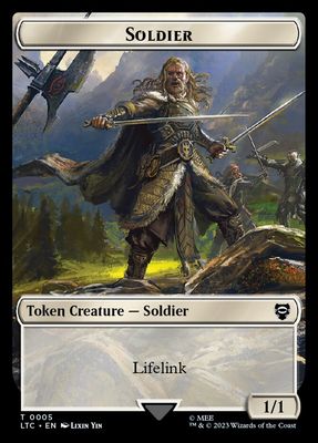 Soldier Token LTC_5 // Food Token LTR_10