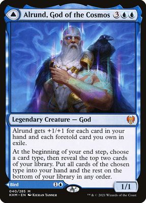 Alrund, God of the Cosmos // Hakka, Whispering Raven KHM_40