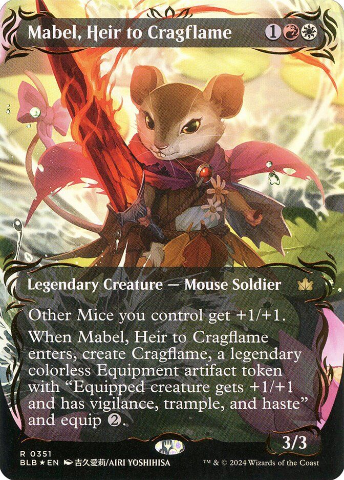 Mabel, Heir to Cragflame BLB_351 (Raised Foil)