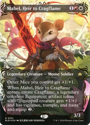 Mabel, Heir to Cragflame BLB_351 (Raised Foil)