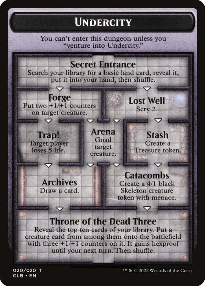 Undercity // The Initiative Token CLB_20