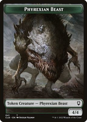 Phyrexian Beast Token CLB_41