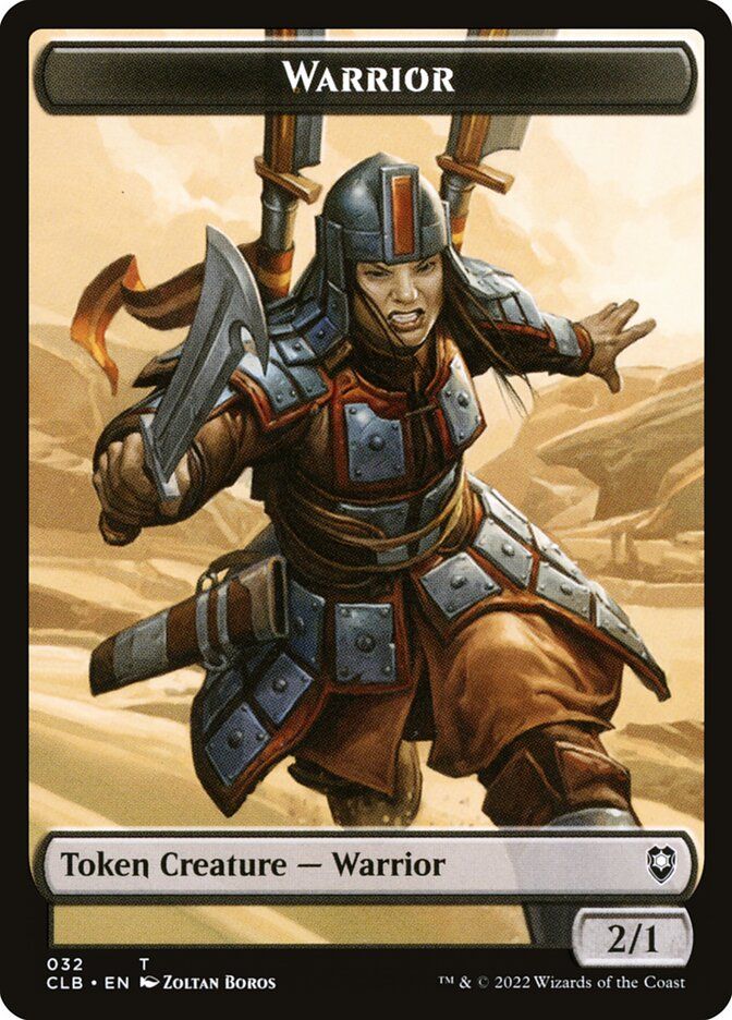 Warrior Token CLB_32