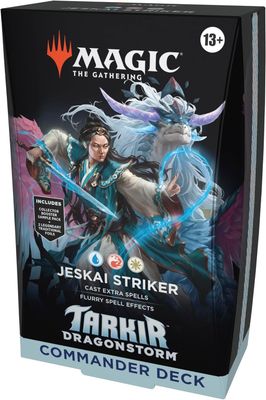 Jeskai Striker Magic The Gathering Dragonstorm TDC Commander Deck