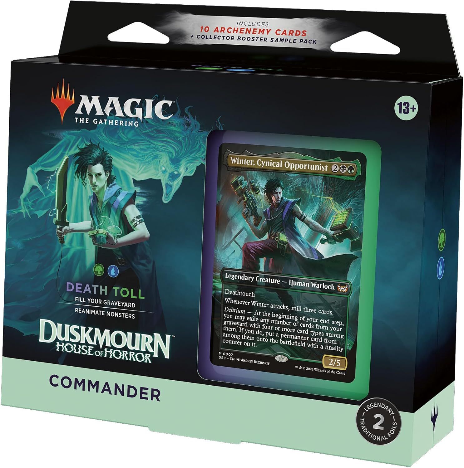 Death Toll Duskmourn: House of Horror Commander Deck