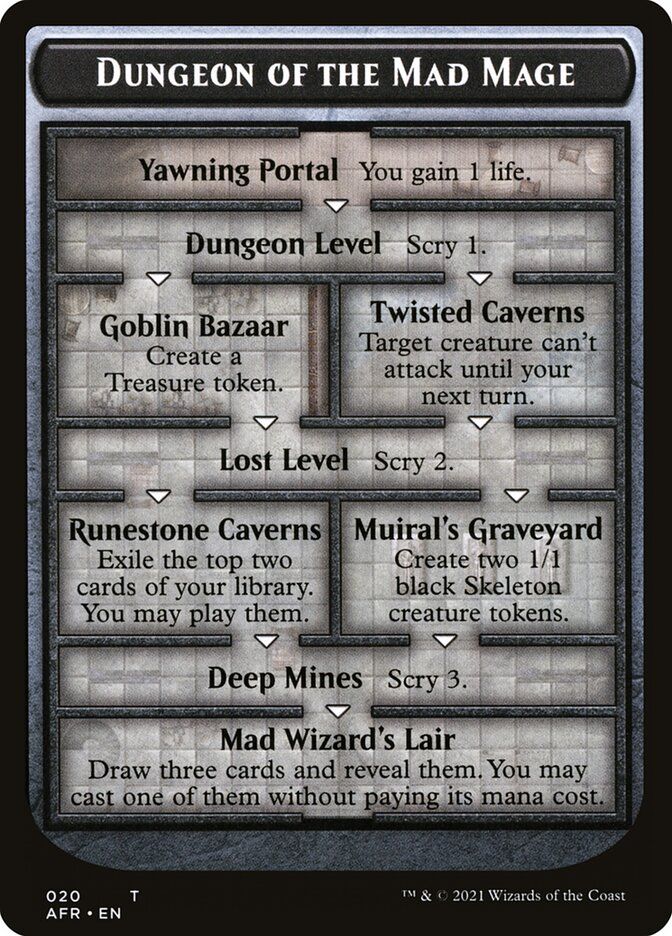Dungeon of the Mad Mage Token AFR_20