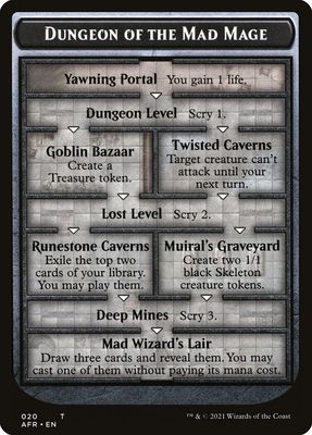 Dungeon of the Mad Mage Token AFR_20